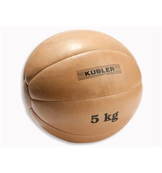 Medisinball i lær - 5 kg